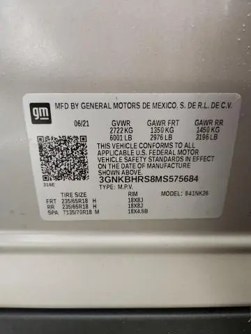 2021 CHEVROLET BLAZER 2LT  