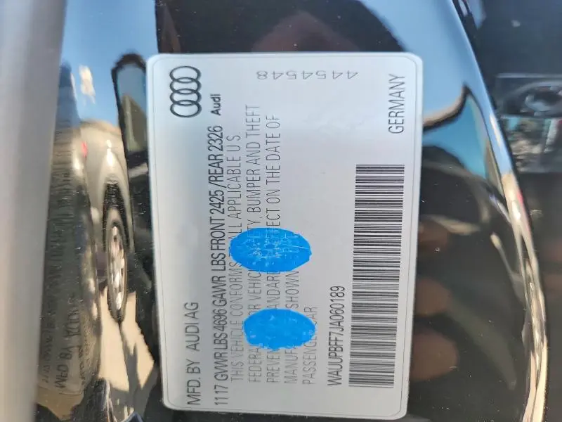 2018 AUDI A3 E-TRON PREMIUM  