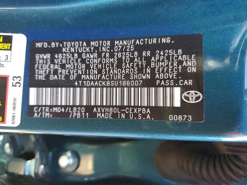 2025 TOYOTA CAMRY XSE  