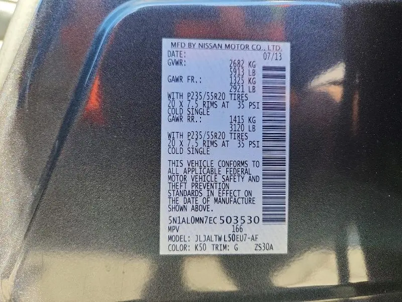 2014 INFINITI QX60 BASE  