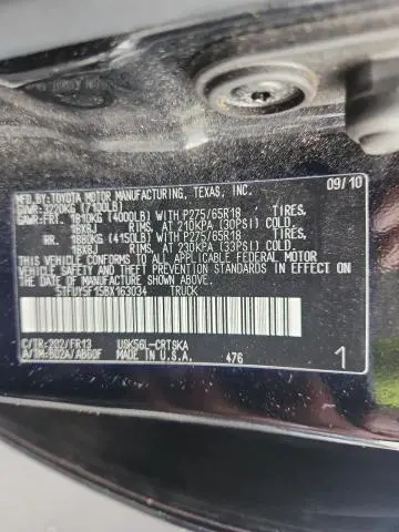 2011 TOYOTA TUNDRA DOUBLE CAB SR5  