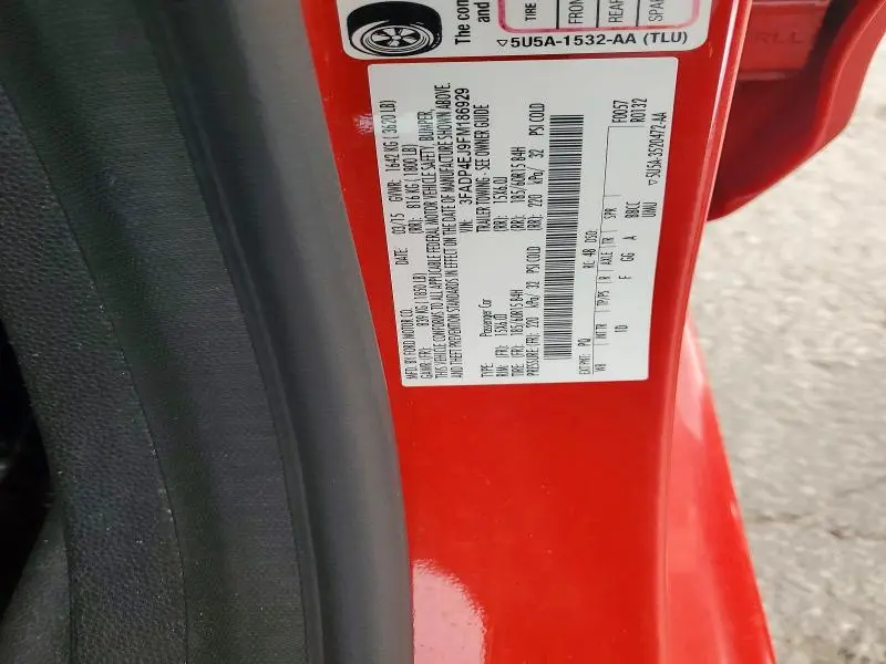 2015 FORD FIESTA SE  