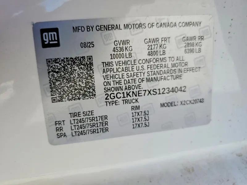 2025 CHEVROLET SILVERADO K2500 HEAVY DUTY LT  