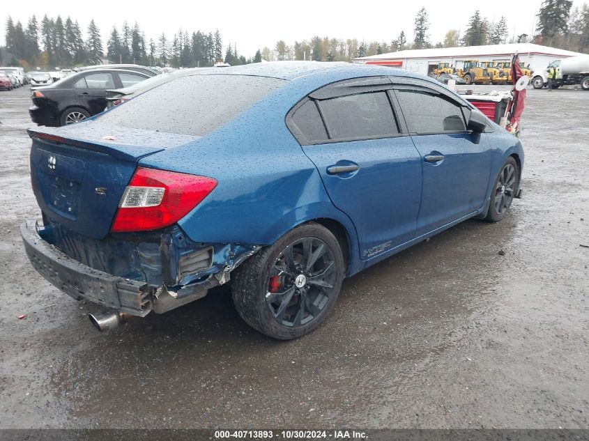 2012 HONDA CIVIC SI