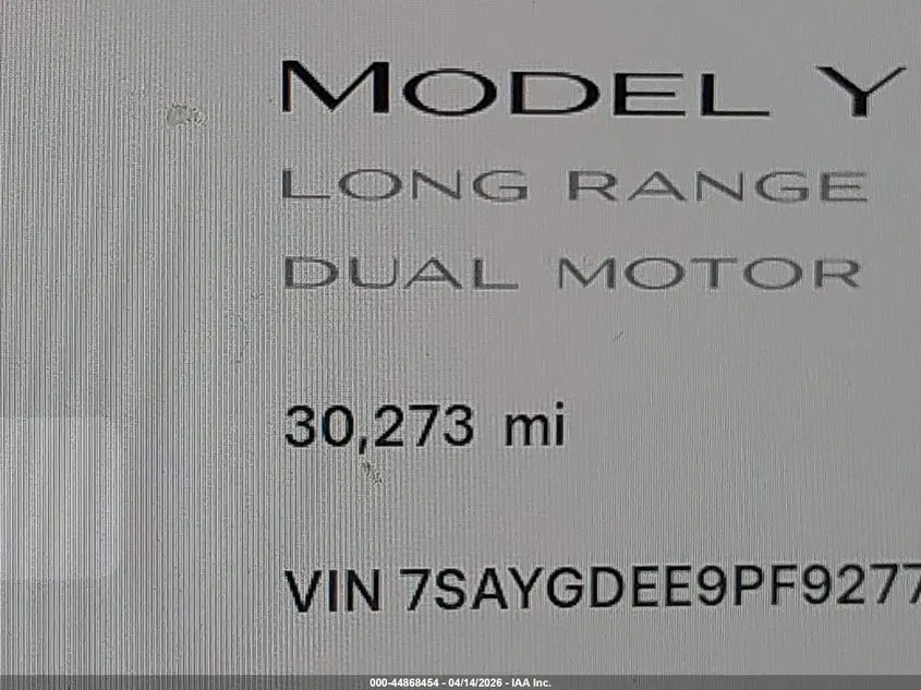 2023 TESLA MODEL Y AWD/LONG RANGE DUAL MOTOR ALL-WHEEL DRIVE