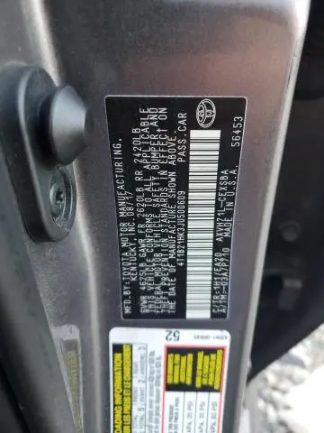 2018 TOYOTA CAMRY HYBRID  