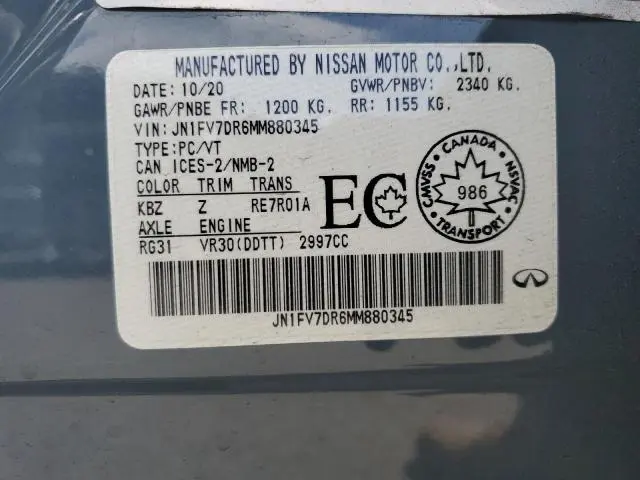 2021 INFINITI Q50 RED SPORT 400  