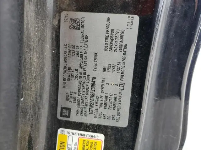 2015 GMC SIERRA K1500  