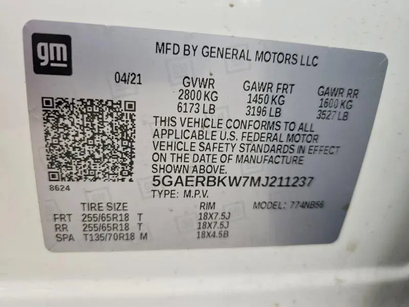 2021 BUICK ENCLAVE ESSENCE  