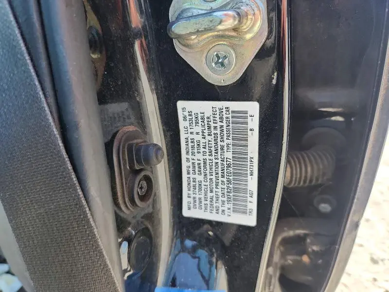 2015 HONDA CIVIC LX  