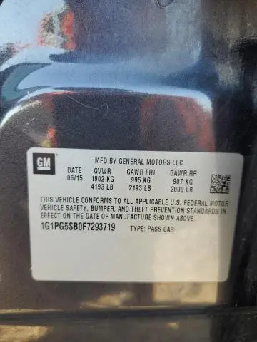 2015 CHEVROLET CRUZE LTZ  