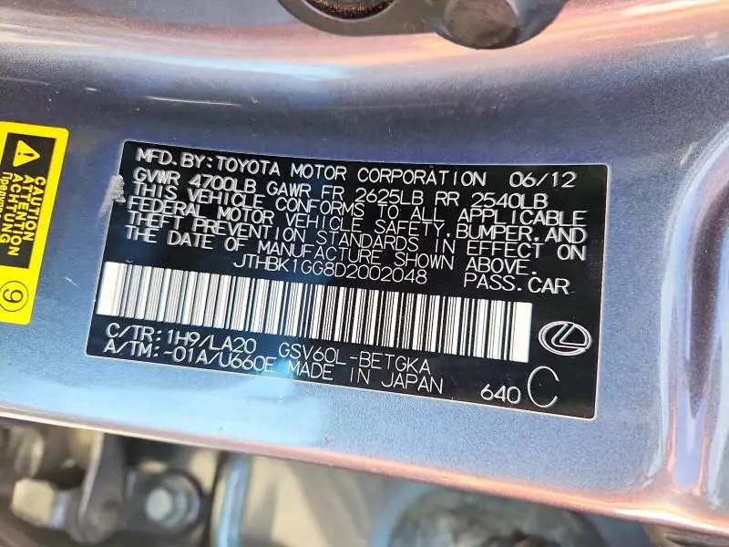 2013 LEXUS ES 350  