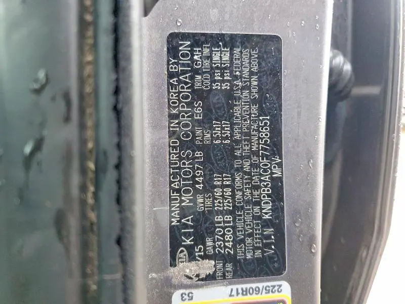 2015 KIA SPORTAGE LX  