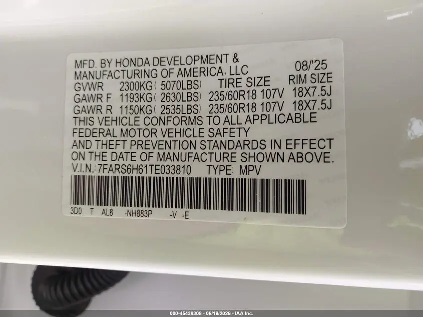 2026 HONDA CR-V HYBRID AWD TRAILSPORT