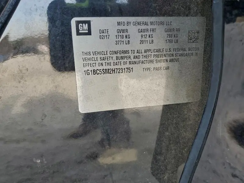 2017 CHEVROLET CRUZE LS  