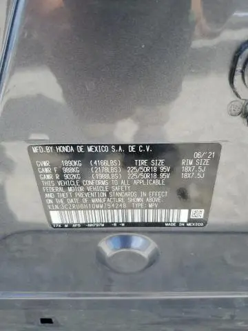 2021 HONDA HR-V SPORT  