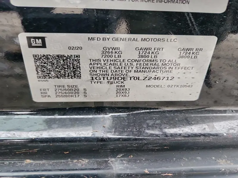 2020 GMC SIERRA K1500 SLT  