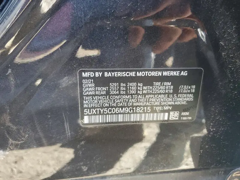 2021 BMW X3 XDRIVE30I  