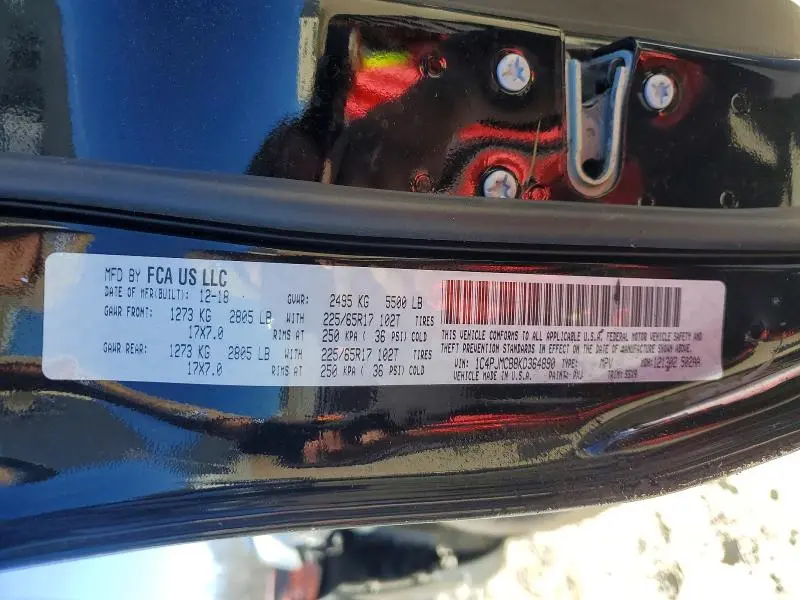 2019 JEEP CHEROKEE LATITUDE  