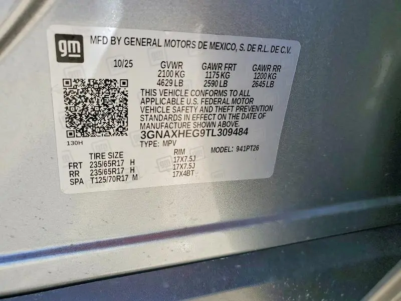 2026 CHEVROLET EQUINOX LT  