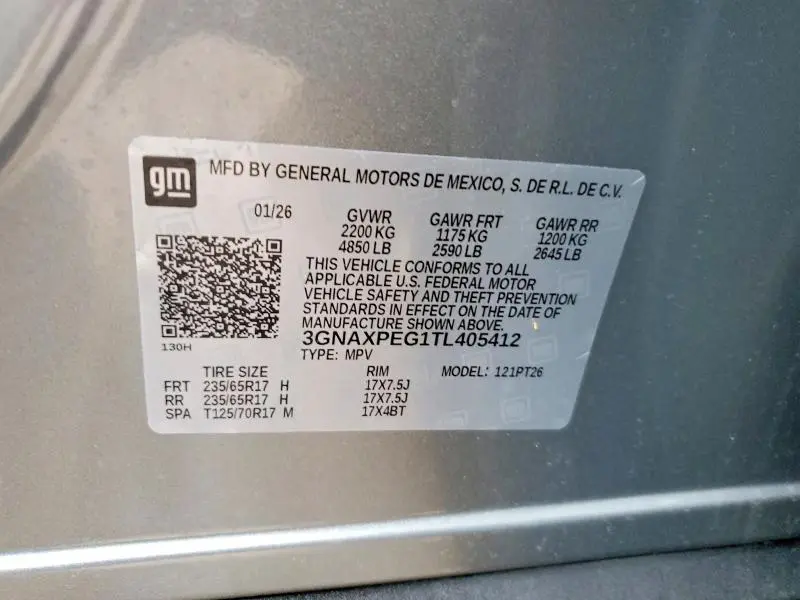 2026 CHEVROLET EQUINOX LT  