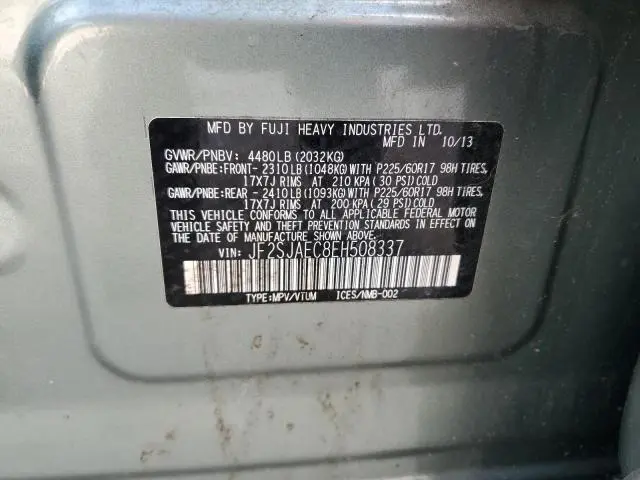 2014 SUBARU FORESTER 2.5I PREMIUM  