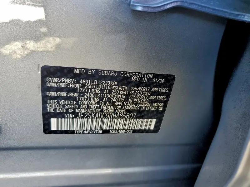 2024 SUBARU FORESTER PREMIUM  