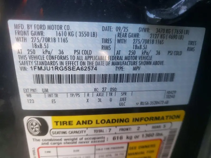 2025 FORD EXPEDITION TREMOR  