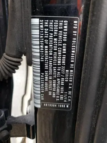 2015 VOLKSWAGEN BEETLE 1.8T  