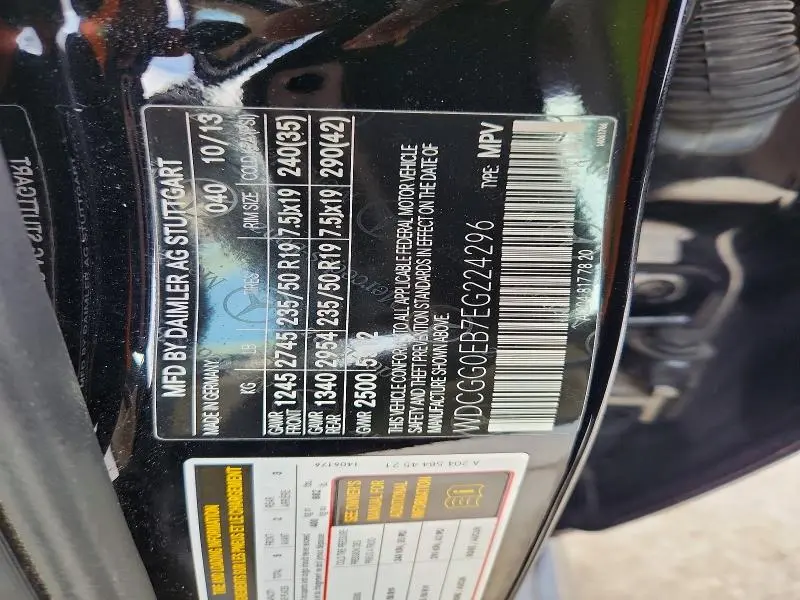 2014 MERCEDES-BENZ GLK 250 BLUETEC  