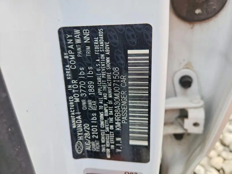 2021 HYUNDAI VENUE SE  