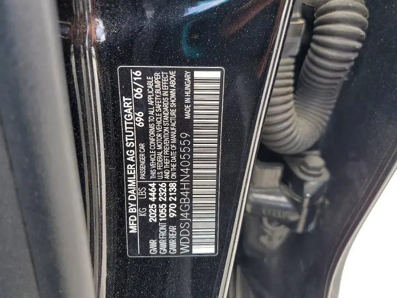 2017 MERCEDES-BENZ CLA 250 4MATIC  