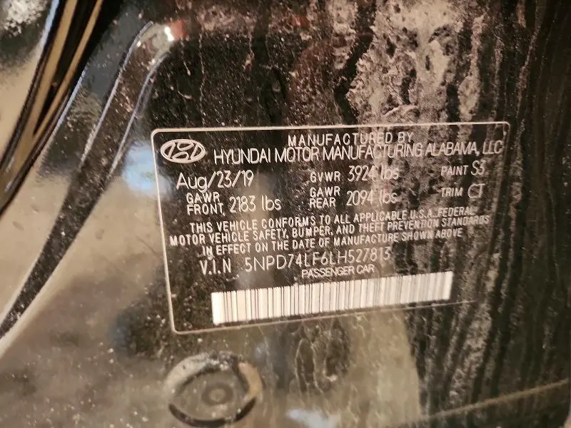 2020 HYUNDAI ELANTRA SE  