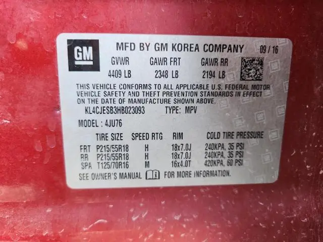 2017 BUICK ENCORE PREFERRED  