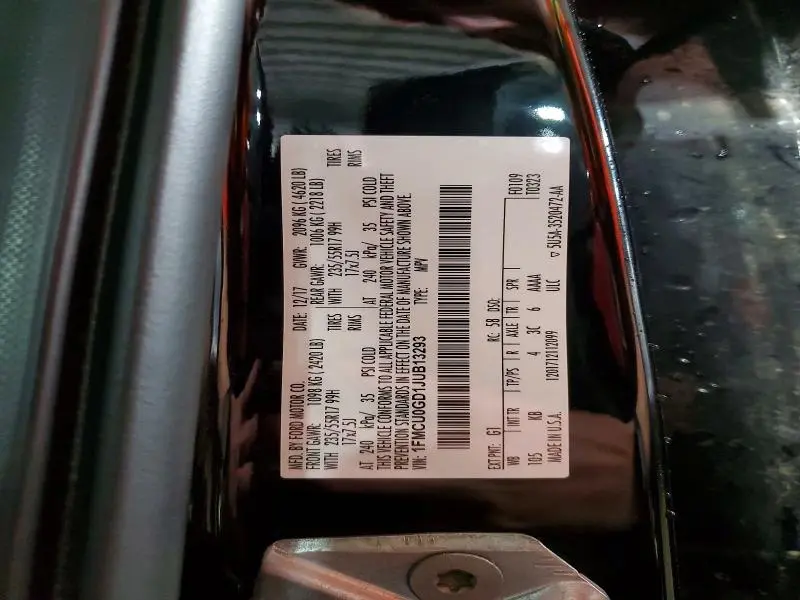 2018 FORD ESCAPE SE  