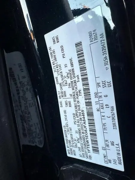2018 FORD F150 SUPERCREW  