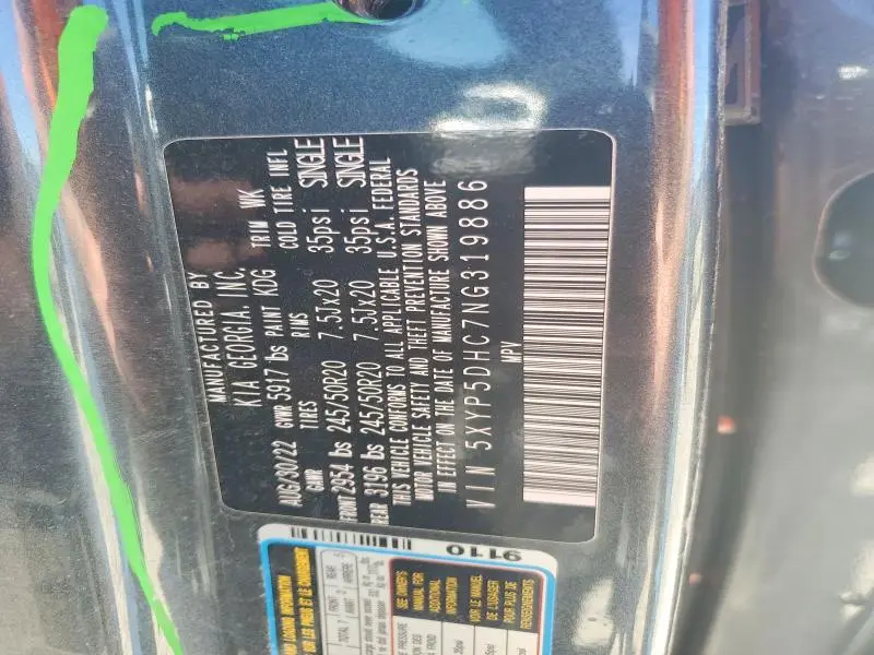 2022 KIA TELLURIDE SX  