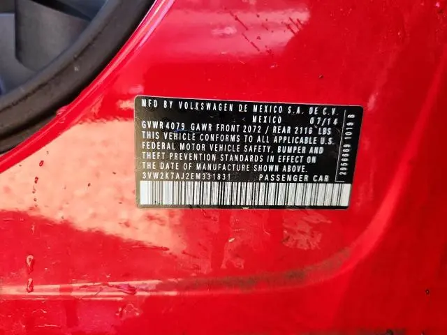 2014 VOLKSWAGEN JETTA BASE  