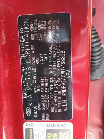 2017 KIA SPORTAGE LX  