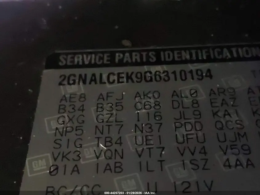 2016 CHEVROLET EQUINOX LT