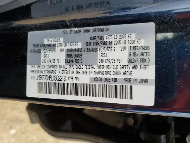 2020 MAZDA CX-5 GRAND TOURING  
