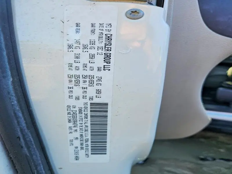 2013 DODGE GRAND CARAVAN SE  