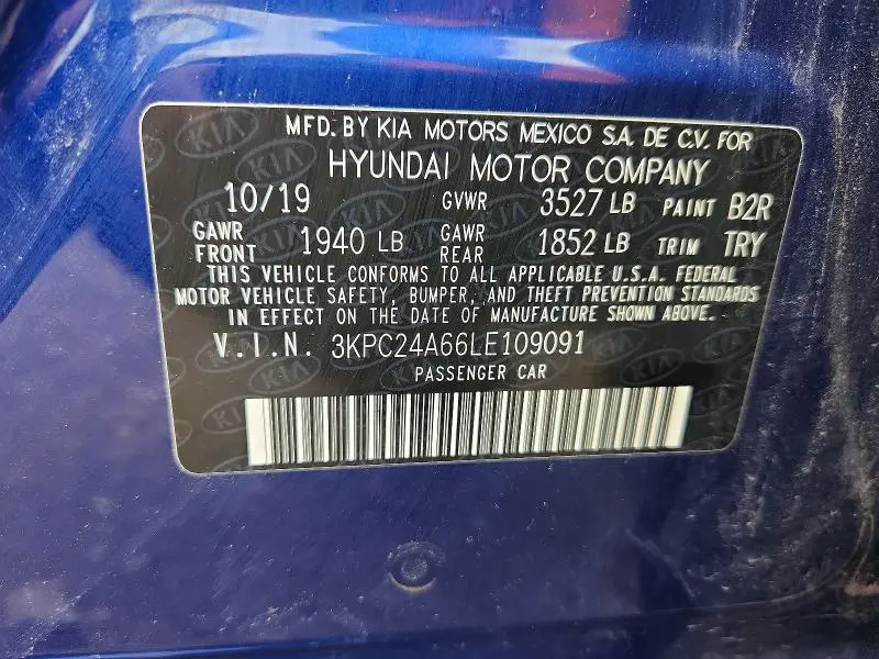 2020 HYUNDAI ACCENT SE  