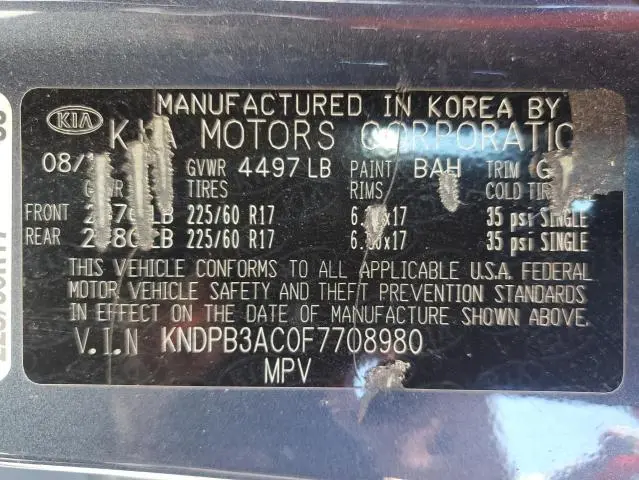 2015 KIA SPORTAGE LX  