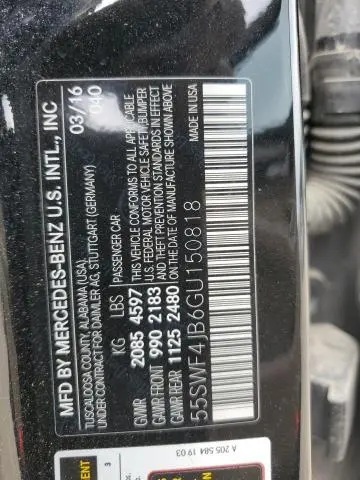 2016 MERCEDES-BENZ C 300  