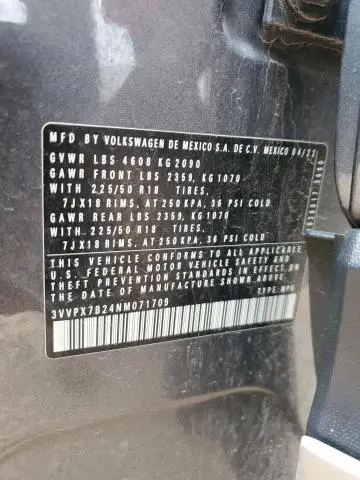 2022 VOLKSWAGEN TAOS SE IQ DRIVE  