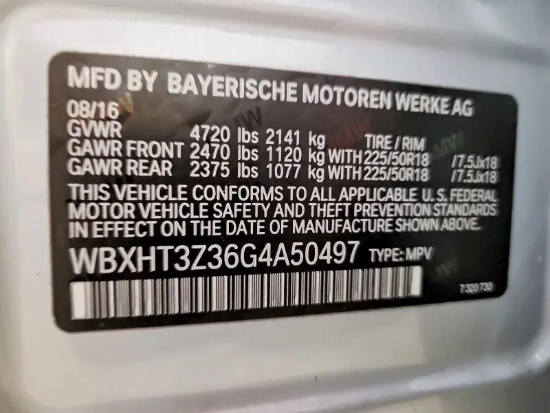 2016 BMW X1 XDRIVE28I  