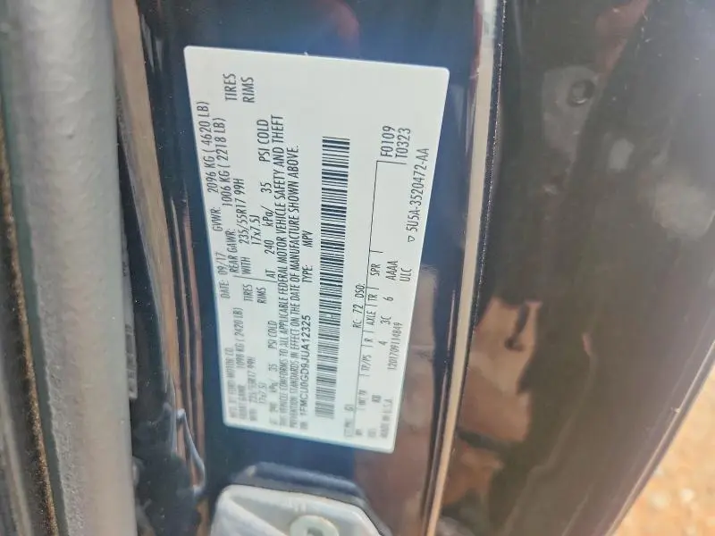2018 FORD ESCAPE SE  