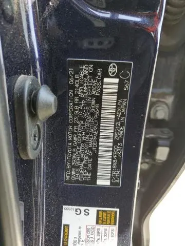 2022 TOYOTA COROLLA LE