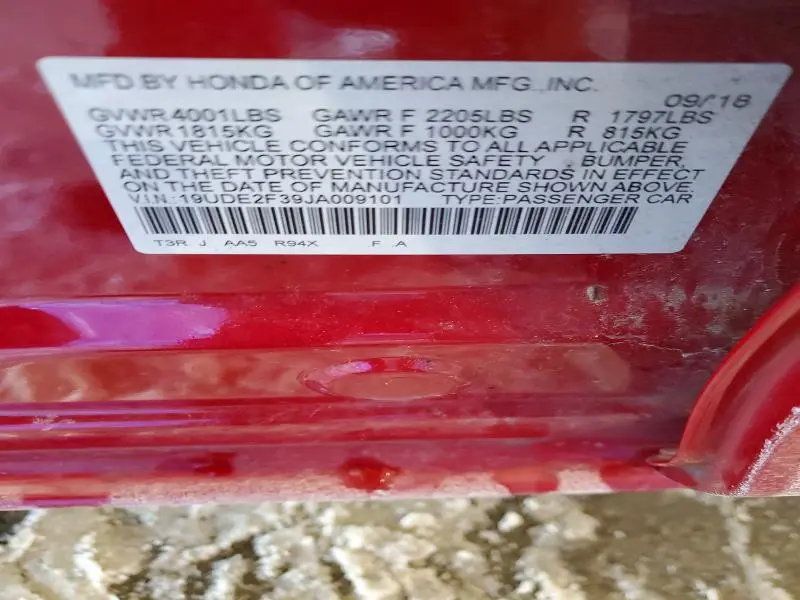 2018 ACURA ILX BASE WATCH PLUS  